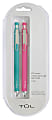 TUL® Mechanical Pencils, 0.7 mm, Teal/Pink Barrels, Pack Of 2 Pencils
