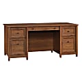 Sauder® Edge Water Executive Desk, Auburn Cherry 1 thumbnail image