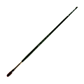 Silver Brush Ruby Satin Series Long-Handle Paint Brush 2503, Size 4, Filbert Bristle, Synthetic, Green