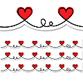 Creative Teaching Press® EZ Borders, Doodle Hearts, 48’ Per Pack, Set Of 3 Packs 1 thumbnail image