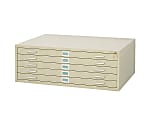 Safco® 41-3/8"D Vertical 5-Drawer Vertical File Cabinet, Tropic Sand 1 thumbnail image