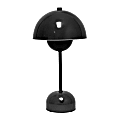 Simple Designs Mushroom Magic Dimming Rechargeable LED Touch Stick Lamp, 11-13/16"H, Black 1 thumbnail image