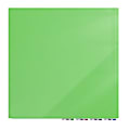 Ghent Aria Low Profile Glassboard, Magnetic, 48"H x 48"W, Square, Green 1 thumbnail image
