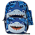 Accessory Innovations Shark Bite 3-Piece Backpack Set, Blue 1 thumbnail image
