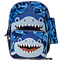 Accessory Innovations Shark Bite 3-Piece Backpack Set, Blue