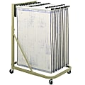 Safco® Mobile Hanging Flat File Stand, Tropic Sand 1 thumbnail image