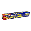 Hoffman Wax Paper Rolls, 12" x 50', Pack Of 24 Rolls 1 thumbnail image