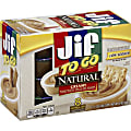 Jif To Go Natural Peanut Butter Cups - Creamy - Peanut Butter - 1.50 oz - 8 / Pack 1 thumbnail image