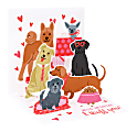 Up With Paper Valentine's Day Pop-Up Greeting Card With Envelope, 5 1/4" x 5 1/4", I Wuff You 1 thumbnail image