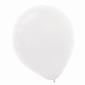 Amscan Latex Balloons, 12", White, 15 Balloons Per Pack, Set Of 4 Packs