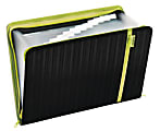 Pendaflex® Professional Fabric Expanding File, 1 1/2" Expansion, 13 Pockets, Letter Size, Black 1 thumbnail image