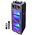 BeFree Sound Sound Double Subwoofer Portable Bluetooth® Party Speaker With Reactive Lights, 99597501M 1 thumbnail image
