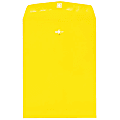 JAM Paper® Open-End 9" x 12" Catalog Envelopes, Clasp Closure, 30% Recycled, Yellow, Pack Of 10 1 thumbnail image