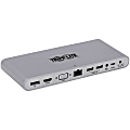 Tripp Lite Thunderbolt 3 Docking Station 4K60Hz DP HDMI VGA USB C USB-A Gbe - for Notebook - 120 W - USB Type C - 2 x USB 2.0 - 3 x USB 3.0 - Network (RJ-45) - HDMI - VGA - DisplayPort - Audio Line Out - Microphone - Thunderbolt - Wired 1 thumbnail image