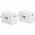 Eaton Tripp Lite Series USB C Wall Charger Compact 60W GaN Technology Phones Laptops - Power adapter - U280W0160C1G 1 thumbnail image