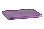 Cambro Seal Covers For 2-4 Qt Camwear CamSquare Containers, Allergen-Free Purple, Pack Of 6 Covers 1 thumbnail image