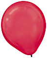 Amscan Latex Balloons, 12", Apple Red, Pearl, 15 Balloons Per Pack, Set of 4 Packs 1 thumbnail image