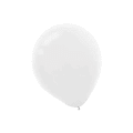 Amscan Glossy Latex Balloons, 9", Frosty White, 20 Balloons Per Pack, Set Of 4 Packs 1 thumbnail image