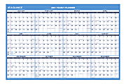 AT-A-GLANCE® Reversible Erasable Academic/Regular Yearly Wall Calendar, 48" x 32", July 2020 To June 2021/January To December 2021, PM326S28