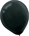 Amscan Glossy Latex Balloons, 9", Jet Black, 20 Balloons Per Pack, Set Of 4 Packs 1 thumbnail image