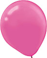 Amscan Glossy Latex Balloons, 9", Bright Pink, 20 Balloons Per Pack, Set Of 4 Packs