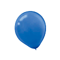Amscan Glossy Latex Balloons, 9", Bright Royal Blue, 20 Balloons Per Pack, Set Of 4 Packs