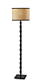 Adesso Simplee Berkeley Floor Lamp, 60"H, Natural Paper Rattan/Black 1 thumbnail image