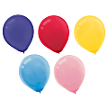 Amscan Glossy Latex Balloons, 9", Assorted Colors, 20 Balloons Per Pack, Set Of 4 Packs