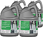 Diversey Floor Science Cleaner & Restorer Spray Buff, 1 Gallon, Citrus Scent, Pack Of 4 Bottles