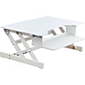 Lorell™ Sit-To-Stand Desk Riser, White 1 thumbnail image
