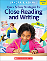 Scholastic® Quick & Easy Strategies For Close Reading And Writing, Grades 3 - 6