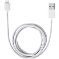 Belkin Sync/Charge Lightning/USB Data Transfer Cable - 6.56 ft Lightning/USB Data Transfer Cable for iPhone, iPad, iPod - First End: 1 x 4-pin USB Type A - Male - Second End: 1 x 8-pin Lightning - Male - White 1 thumbnail image