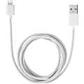 Belkin Sync/Charge Lightning/USB Data Transfer Cable - 6.56 ft Lightning/USB Data Transfer Cable for iPhone, iPad, iPod - First End: 1 x 4-pin USB Type A - Male - Second End: 1 x 8-pin Lightning - Male - White
