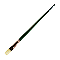 Silver Brush Grand Prix Paint Brush Series 1001, Size 10, Flat Bristle, Hog Hair, Green 1 thumbnail image