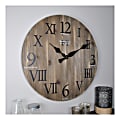 FirsTime & Co.® Wood Wall Clock, Rustic Barnwood 1 thumbnail image