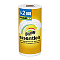 Bounty 2-Ply Paper Towels Essentials Select-A-Size Rolls, 24 Rolls Total/108 Sheets Per Roll, White 1 thumbnail image