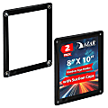 Azar Displays Window Sign Holder Frames With Suction Cups, 8” x 10”, Black, Set Of 2 Frames 1 thumbnail image