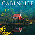 2024 Willow Creek Press Scenic Monthly Wall Calendar, 12" x 12", Cabinlife, January to December