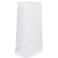 JAM Paper® Small Kraft Lunch Bags, 4-1/8" x 8" x 2-1/4", White, Pack Of 25 Bags 1 thumbnail image
