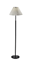 Adesso Simplee Jeremy Floor Lamp, 60-3/4"H, Black/White