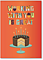 Viabella Coworker Birthday Card With Envelope, 5" x 7" 1 thumbnail image