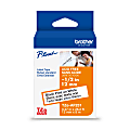 Brother P-touch TZeAF231, Acid-Free Laminated, ~1/2in (12mm) x 26.2ft (8m), Black on White Label Tape 1 thumbnail image