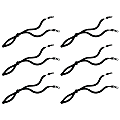 Ergodyne Skullerz 8811 Face Covering Lanyards, 11', Black, Pack Of 6 Lanyards 1 thumbnail image