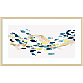 Amanti Art Under Water Sea Life by Isabelle Z Wood Framed Wall Art Print, 41”W x 24”H, Natural 1 thumbnail image