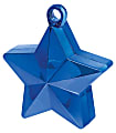 Amscan Foil Star Balloon Weights, 6 Oz, 4-1/2"H x 3-1/4"W x 2"D, Blue, Pack Of 12 Weights 1 thumbnail image