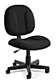 OFM Comfort Series Superchair Fabric Mid-Back Chair, Black 1 thumbnail image