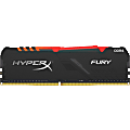 HyperX FURY 8GB DDR4 SDRAM Memory Module - 8 GB (1 x 8GB) - DDR4-3200/PC4-25600 DDR4 SDRAM - 3200 MHz - 1.35 V - Non-ECC - Unbuffered - 288-pin - DIMM - Lifetime Warranty 1 thumbnail image