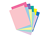 Pacon® Printable Multipurpose Card Stock, Letter Size, 65 Lb, Assorted Pastel And Bright Colors, Pack Of 250 Sheets 1 thumbnail image