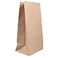 JAM Paper® Kraft Lunch Bags, Large, 11 x 6 x 3 3/4, Brown, Pack Of 25 Bags