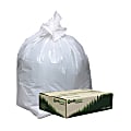 Webster® EarthSense® 0.7 mil Trash Bags, 13 gal, 24"H x 32"W, 75% Recycled, White, 150 Bags 1 thumbnail image